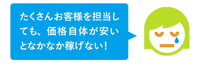 安売りしない安定の価格帯